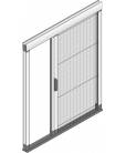 Pliss�e � 1 vantail, laquage standard